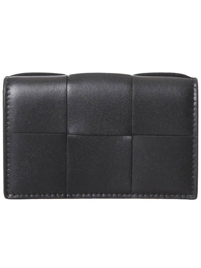 Cassette Business Card Wallet Black - BOTTEGA VENETA - BALAAN 2