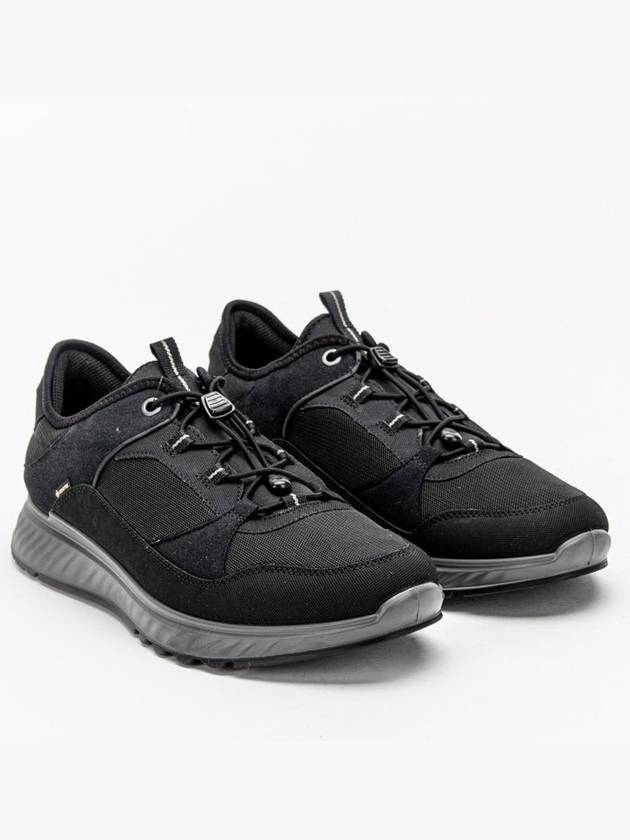 Exostride Low Top Sneakers Black - ECCO - BALAAN 3