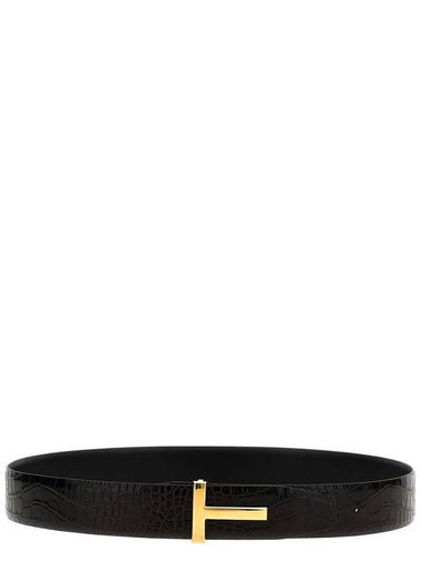 Tom Ford Logo Reversible Belt - TOM FORD - BALAAN 1