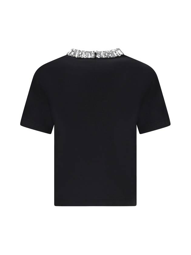 T-SHIRT EMBROIDERIES JERSEY COTTON - VALENTINO - BALAAN 2