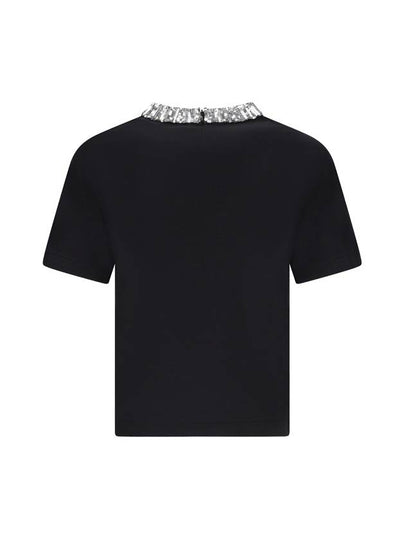 T-SHIRT EMBROIDERIES JERSEY COTTON - VALENTINO - BALAAN 2