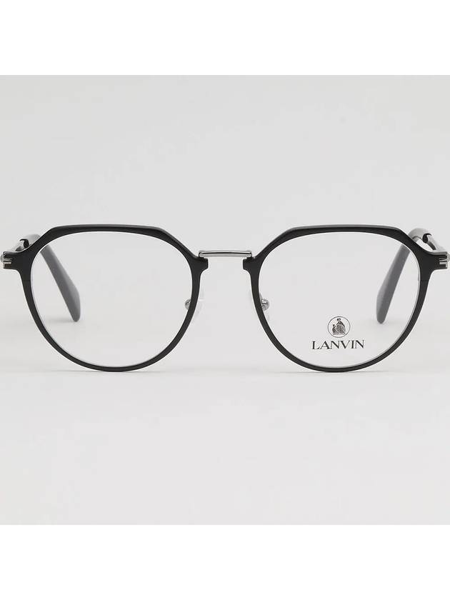 Glasses Frame LNV2113 001 Metal Round Men Women Fashion - LANVIN - BALAAN 3