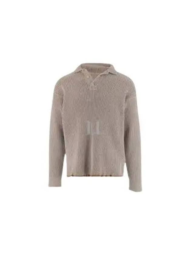 Men's Duci Chenille Knit Top Beige - JACQUEMUS - BALAAN 2