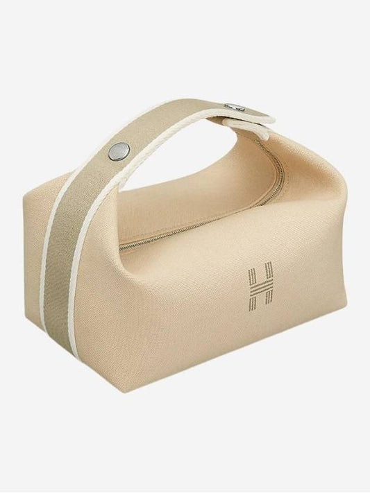 SMALL BREAD A BRACK CASE CANVAS NATUREL - HERMES - BALAAN 1