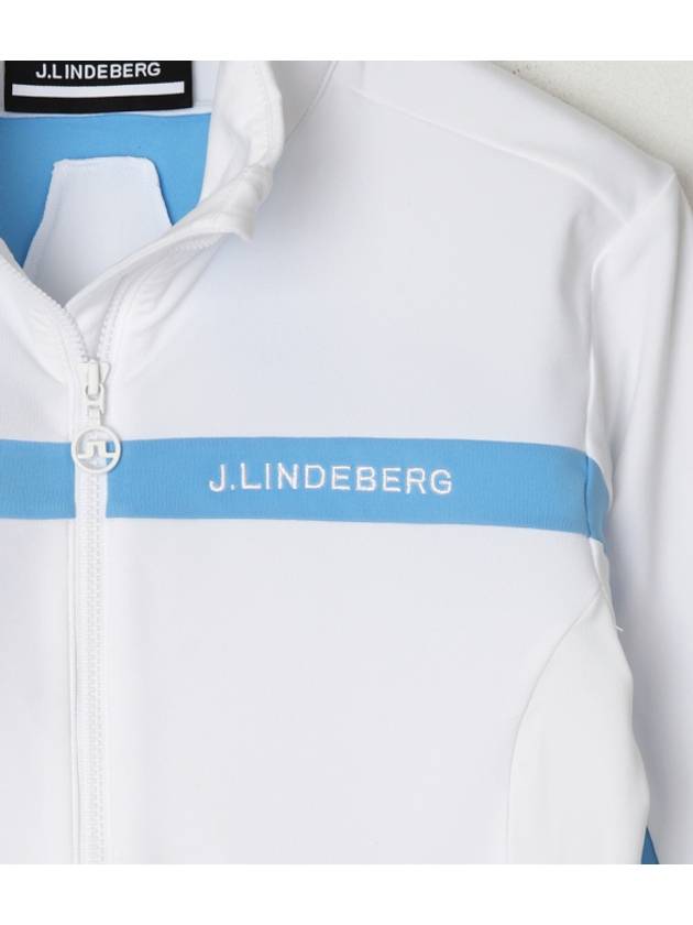 Seasonal Janice Mid Layer Zip-Up Jacket White - J.LINDEBERG - BALAAN 5