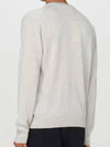 Bold Fox Head Wool Knit Top Light Grey - MAISON KITSUNE - BALAAN 3