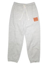 Studios Basketball Face Patch Fleece Track Pants Gray - ACNE STUDIOS - BALAAN.