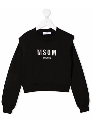 Kids Logo Embroidery Sweater Sweatshirt MS027805 110 - MSGM - BALAAN 1