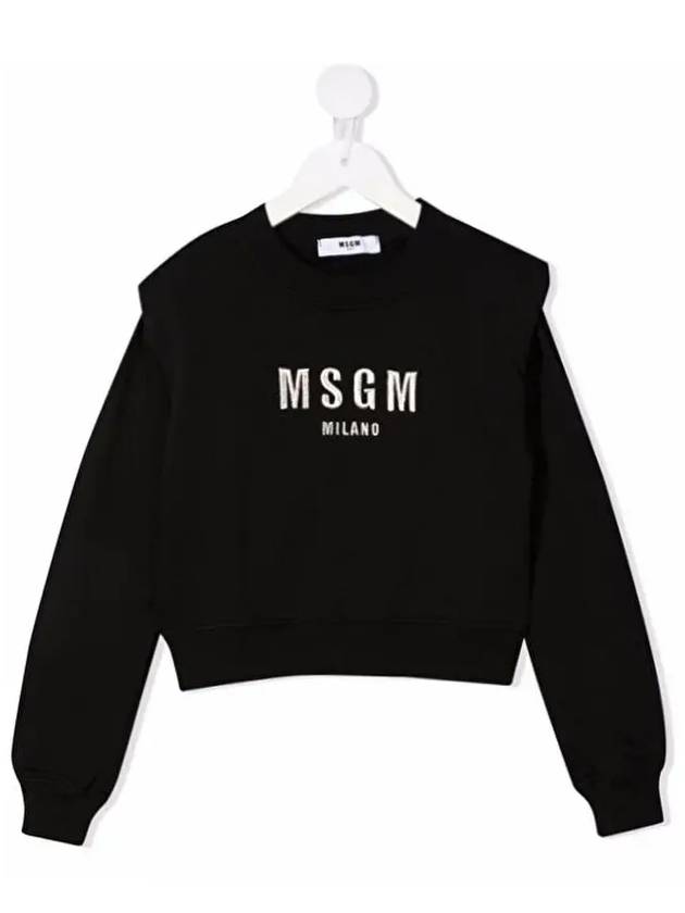 Kids Logo Embroidery Sweater Sweatshirt MS027805 110 - MSGM - BALAAN 2