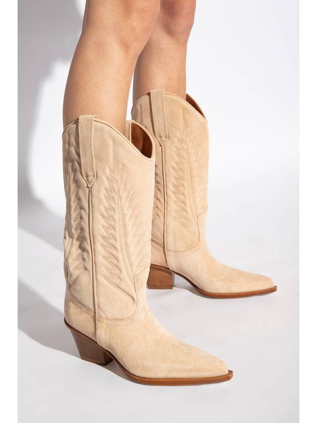 Paris Texas ‘Rosario' Heeled Cowboy Boots, Women's, Beige - PARIS TEXAS - BALAAN 2