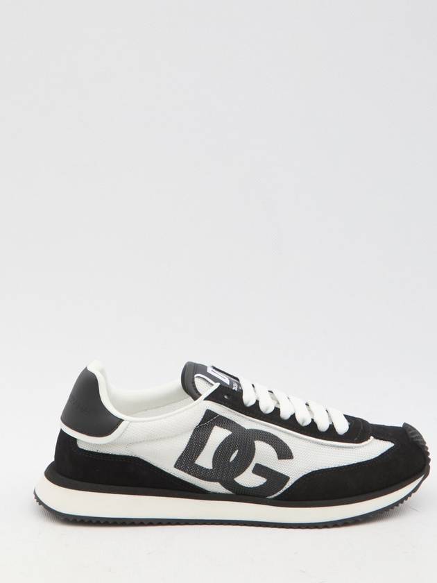 DG Logo Cushion Low Top Sneakers White Black - DOLCE&GABBANA - BALAAN 2