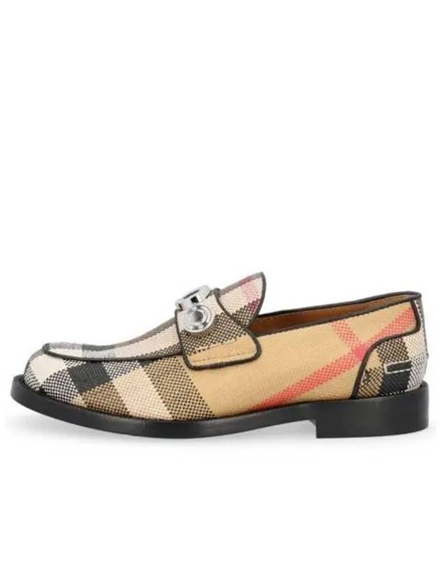 Studded Check Loafers Beige - BURBERRY - BALAAN 2