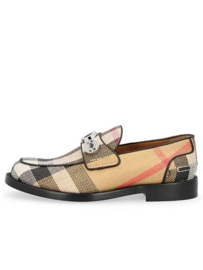 Studded Check Loafers Beige - BURBERRY - BALAAN 2