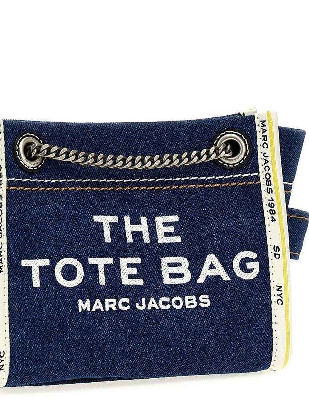 Women s Tote Bag Marc Jacobs The Denim Chain Crossbody - MARC JACOBS - BALAAN 4