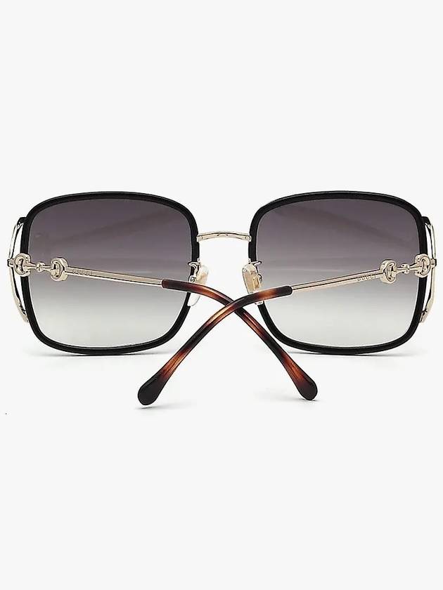 Eyewear Square Gray Lens Sunglasses Black - GUCCI - BALAAN 5