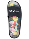 Lanvin Arpege Arpege Logo Slippers Black - GALLERY DEPT. - BALAAN.