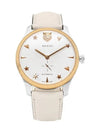 G Timeless Automatic Leather Watch White - GUCCI - BALAAN 3