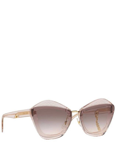 Miu Miu MU 01XS Light Brown Transparent - MIU MIU - BALAAN 2