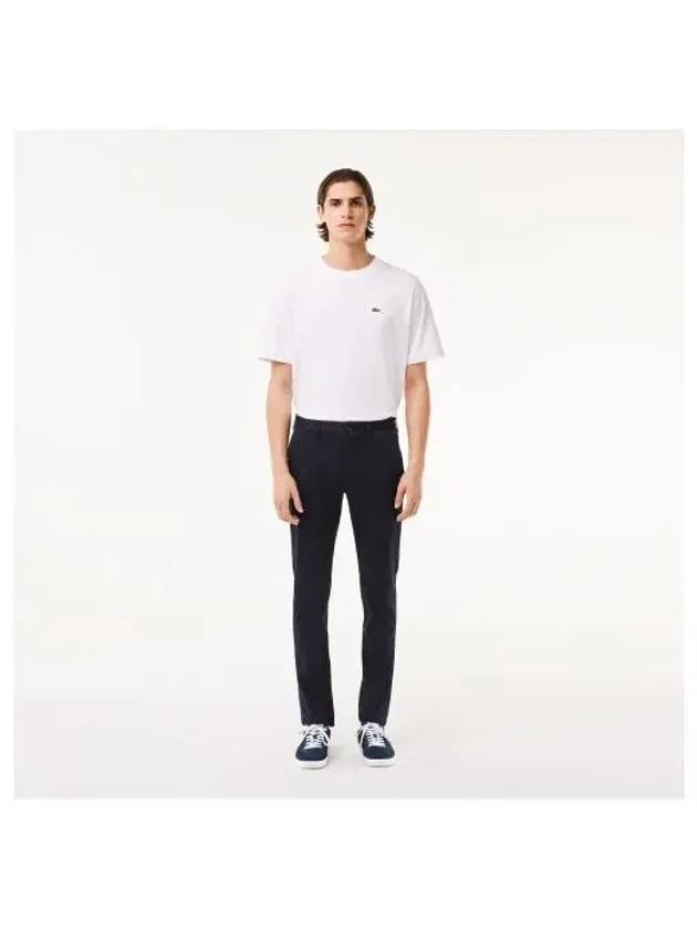 Men s slim fit chino pants dark navy - LACOSTE - BALAAN 1