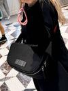 Web Line Techno Canvas Belt Bag Black - GUCCI - BALAAN 5