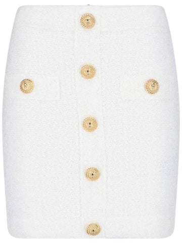 Balmain Skirts White - BALMAIN - BALAAN 1