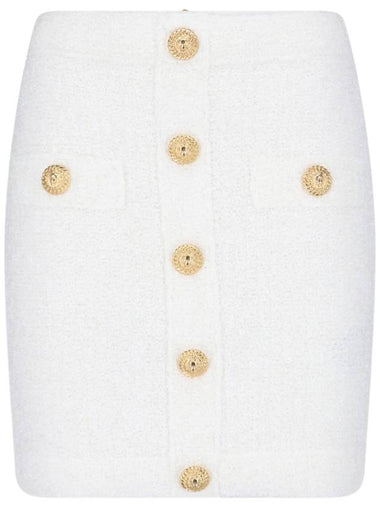 Balmain Skirts White - BALMAIN - BALAAN 1