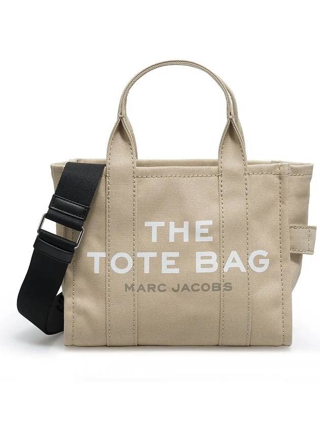 Logo Small Canvas Tote Bag Brown - MARC JACOBS - BALAAN 2