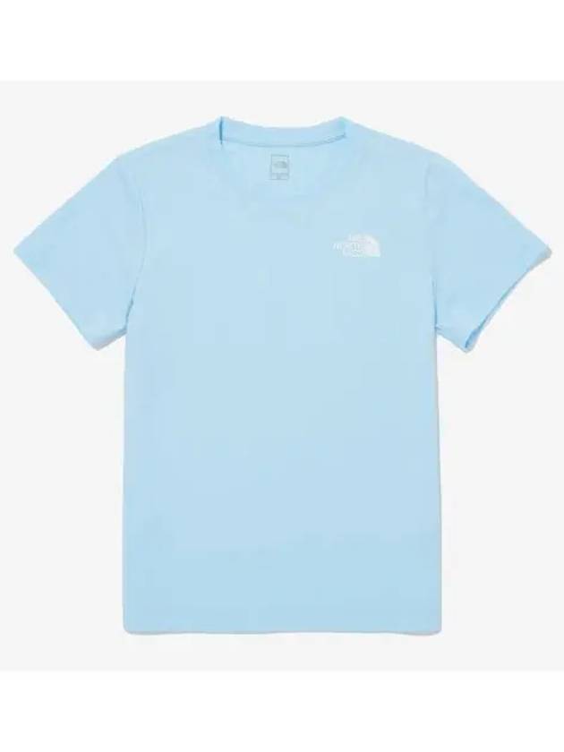 The North Face KIDS Recovery Short Sleeve Round Tee NT7UQ03V PBL - THE NORTH FACE - BALAAN 1