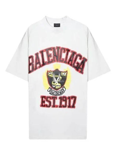 DIY College Medium Fit Short Sleeve T-Shirt White - BALENCIAGA - BALAAN 2