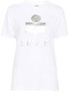 Zwell Logo Print Short Sleeve T-Shirt White - ISABEL MARANT - BALAAN 3