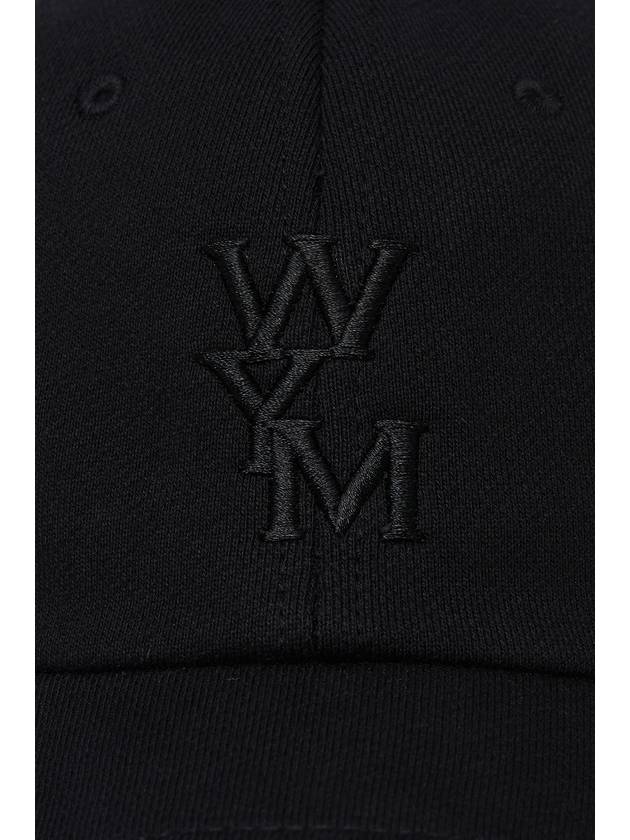 WYM Embroidered Logo Ball Cap Black - WOOYOUNGMI - BALAAN 5