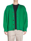 Neck printing wool cotton cardigan B60251 - ACNE STUDIOS - BALAAN 1