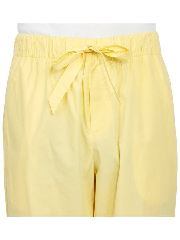 Poplin Pajamas Organic Cotton Straight Pants Lemonade - TEKLA - BALAAN 7