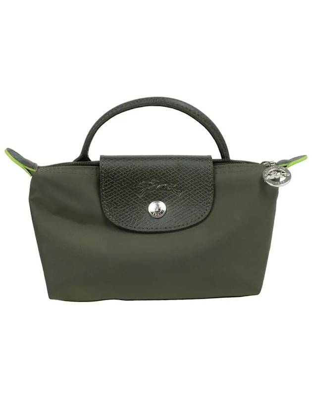 Le Pliage Green Handle Pouch Bag Forest - LONGCHAMP - BALAAN 2