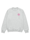 Crest Logo Sweatshirt Light Grey - SPORTY & RICH - BALAAN 2