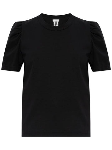 Comme Des Garçons Noir Kei Ninomiya Cotton T-shirt, Women's, Black - COMME DES GARCONS - BALAAN 1