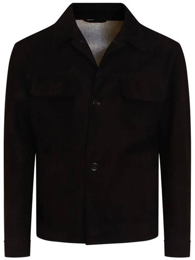 Lardini Black Leather Jacket - RVR LARDINI - BALAAN 1