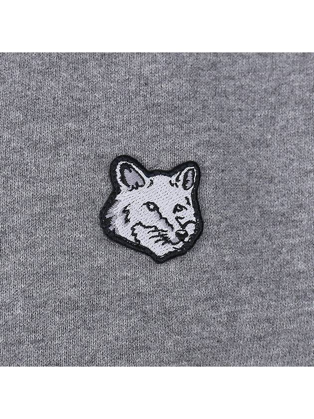 Women's Bold Fox Head Patch Comfort Sweatshirt Medium Grey Melange - MAISON KITSUNE - BALAAN 6