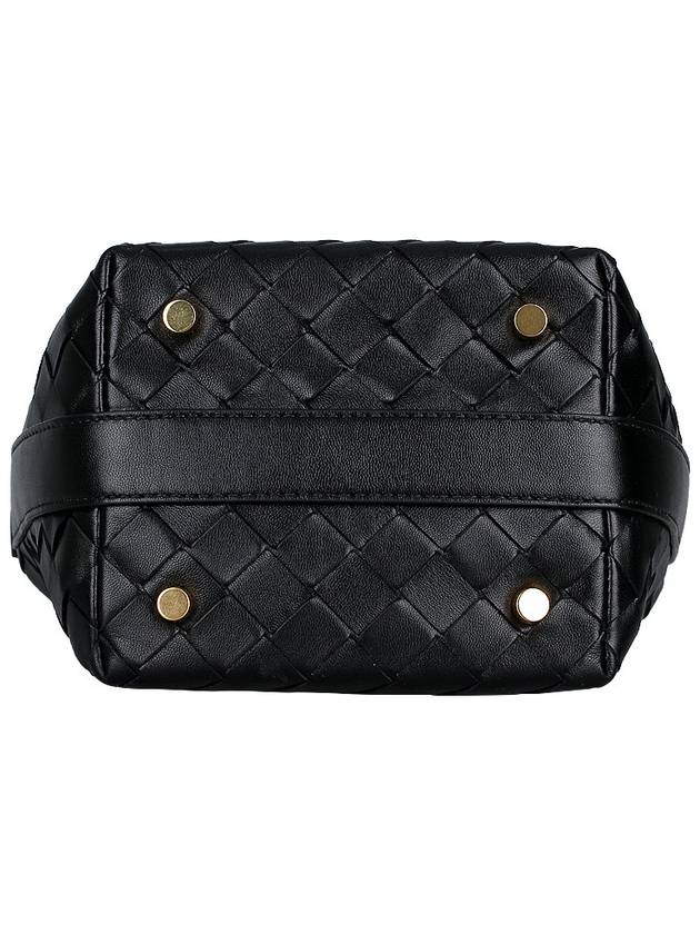 Candy Wallace Interciato Motif Tote Bag Black - BOTTEGA VENETA - BALAAN 7