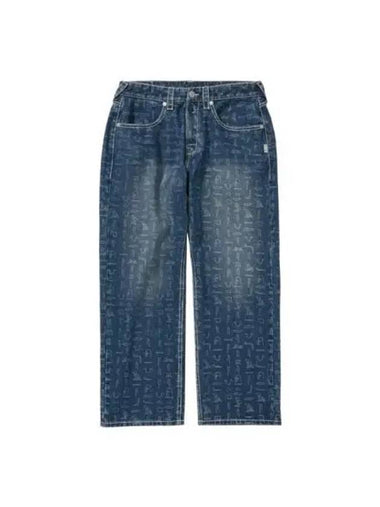 True Religion Hieroglyphic Pants Indigo - TRUE RELIGION - BALAAN 1