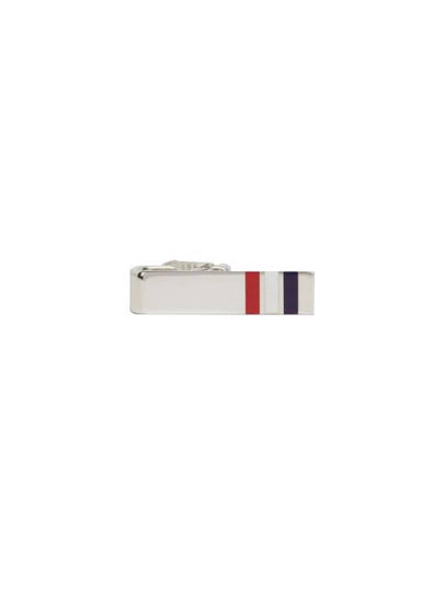 Three Stripes Short Tie Bar Silver - THOM BROWNE - BALAAN 2