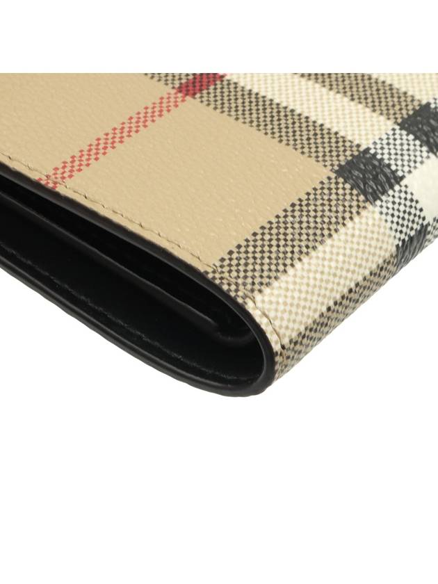 Archive Beige Vintage Check Bifold Half Wallet 80698111 - BURBERRY - BALAAN 7