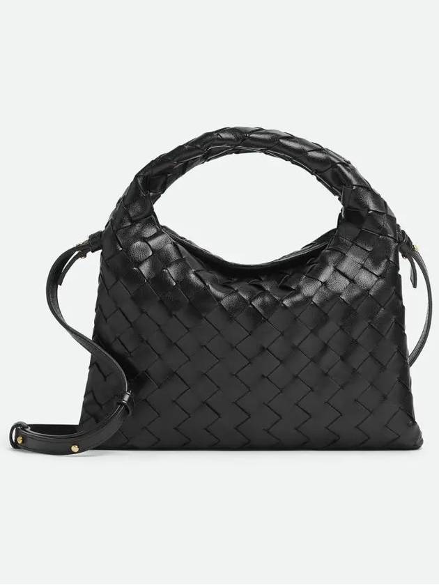 Intrecciato Mini Hop Tote Bag Black - BOTTEGA VENETA - BALAAN 2