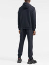 Wappen Patch Cotton Fleece Hoodie Navy - STONE ISLAND - BALAAN 5