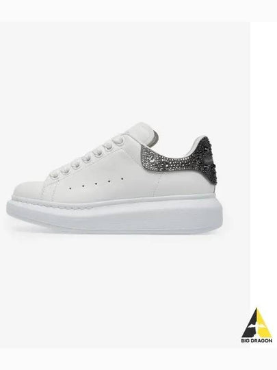 Larry Crystal Tab Oversole Low Top Sneakers White - ALEXANDER MCQUEEN - BALAAN 2