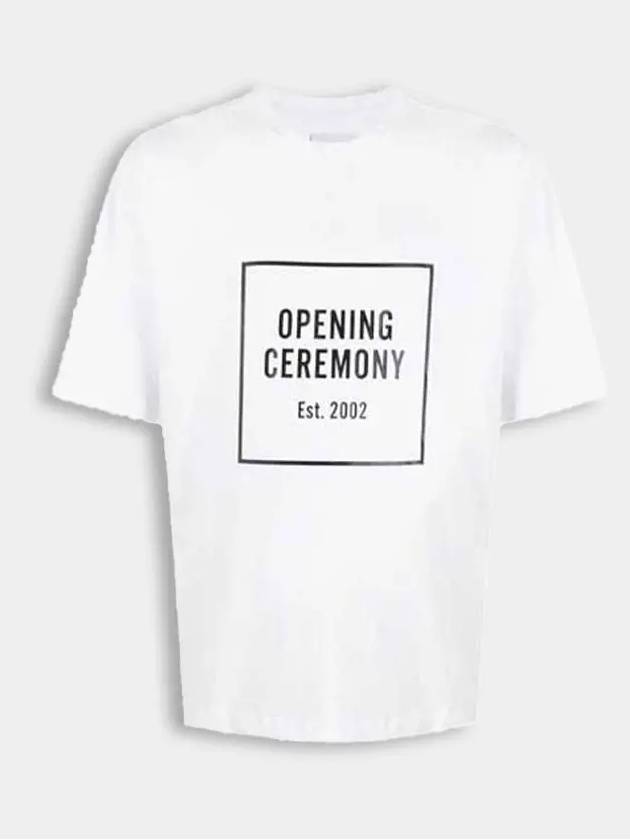 Opening Ceremony Men's Box Logo Round White Short Sleeve YMAA001F20JER007 0210 - OPENING CEREMONY - BALAAN 1