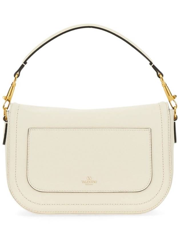 All Time Grainy Calfskin Shoulder Bag Ivory - VALENTINO - BALAAN 4