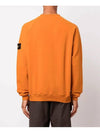 Stretch Cotton Fleece Mock Turtleneck Sweatshirt Rust - STONE ISLAND - BALAAN 7