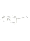 Eyewear Square Metal Eyeglasses White - MONTBLANC - BALAAN 2