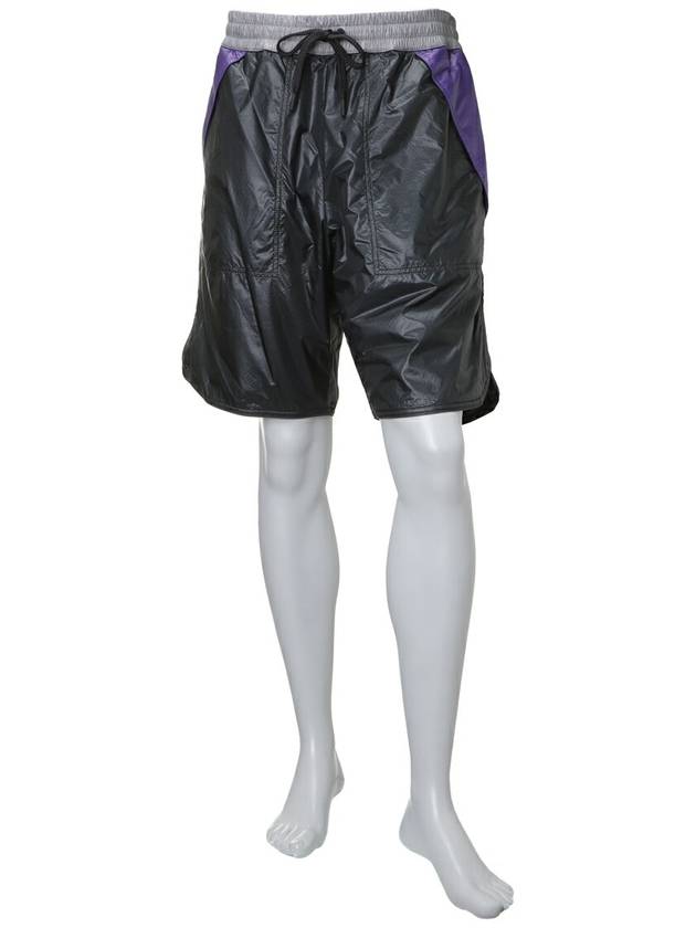 Grenoble Banding Midi Shorts Black - MONCLER - BALAAN 5